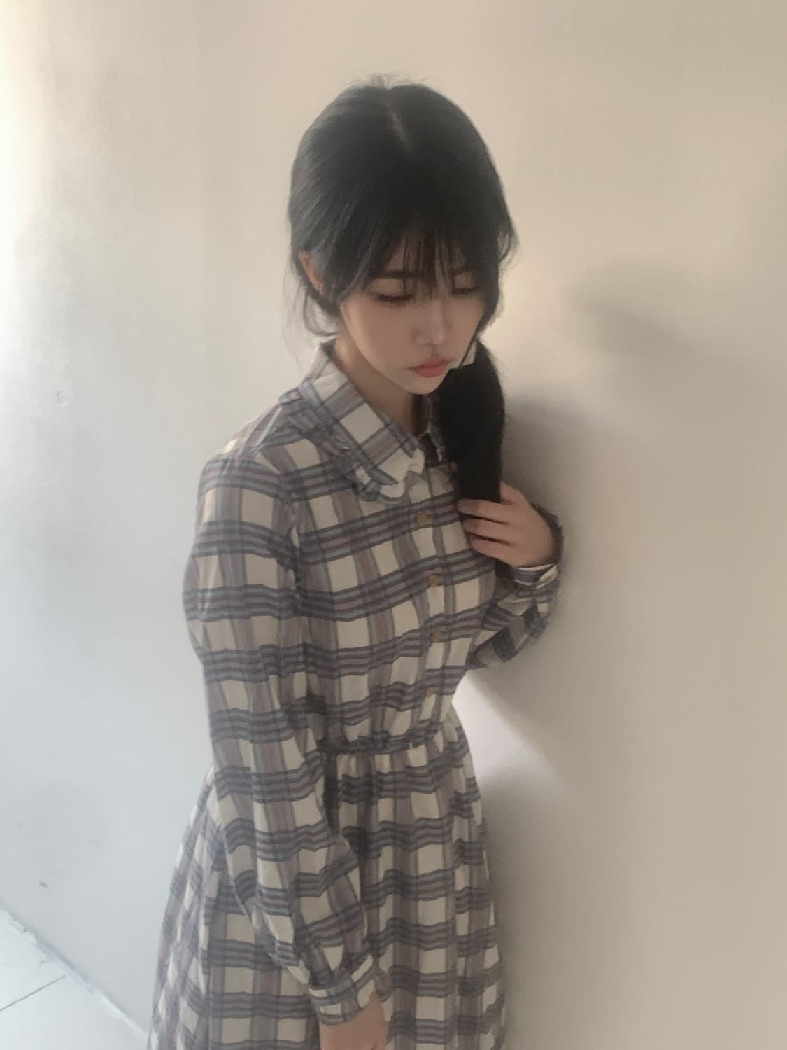 Check button dress 상품이미지6