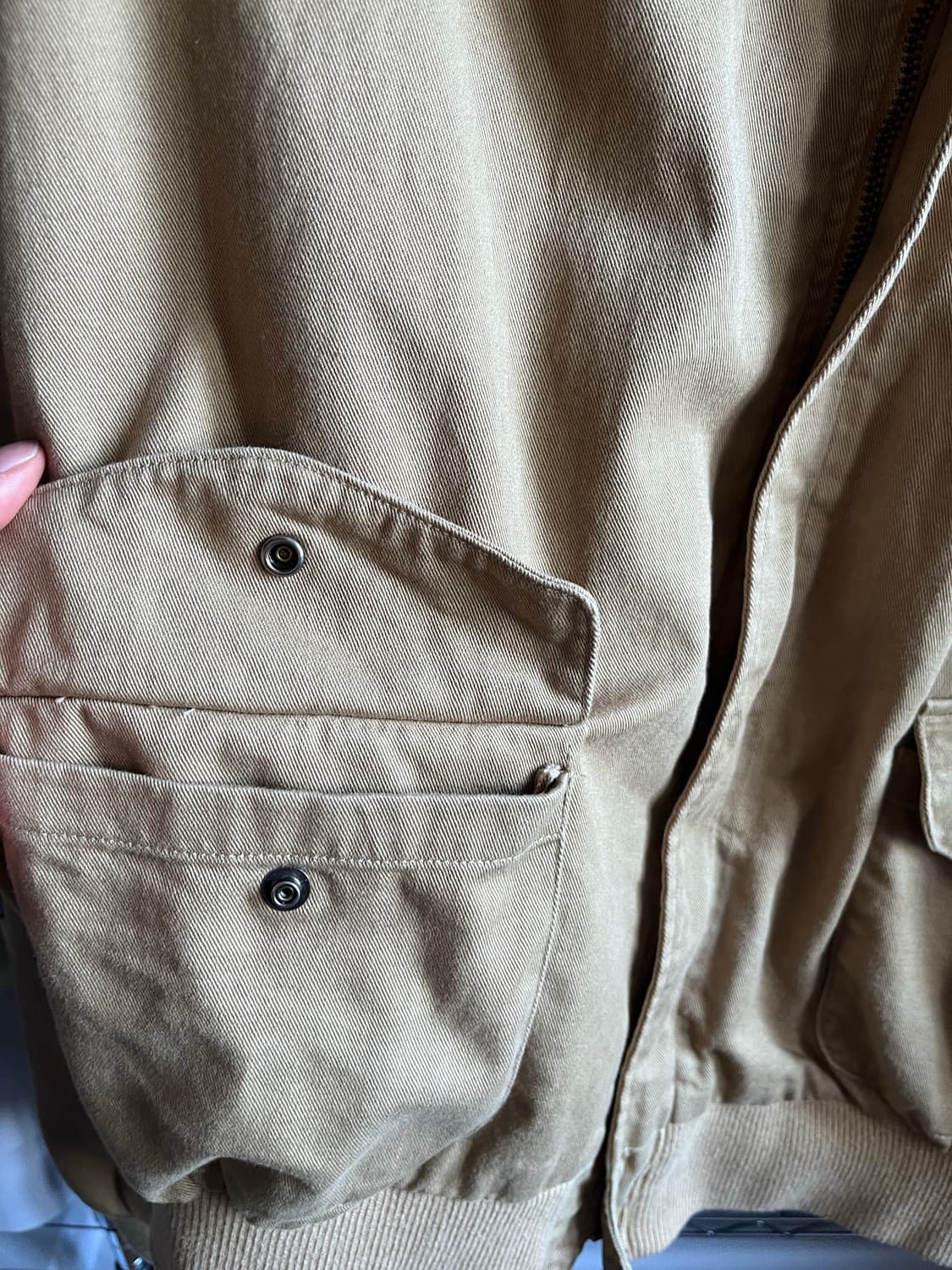 80s usa 폴로 a-2 봄버 자켓 상품이미지5