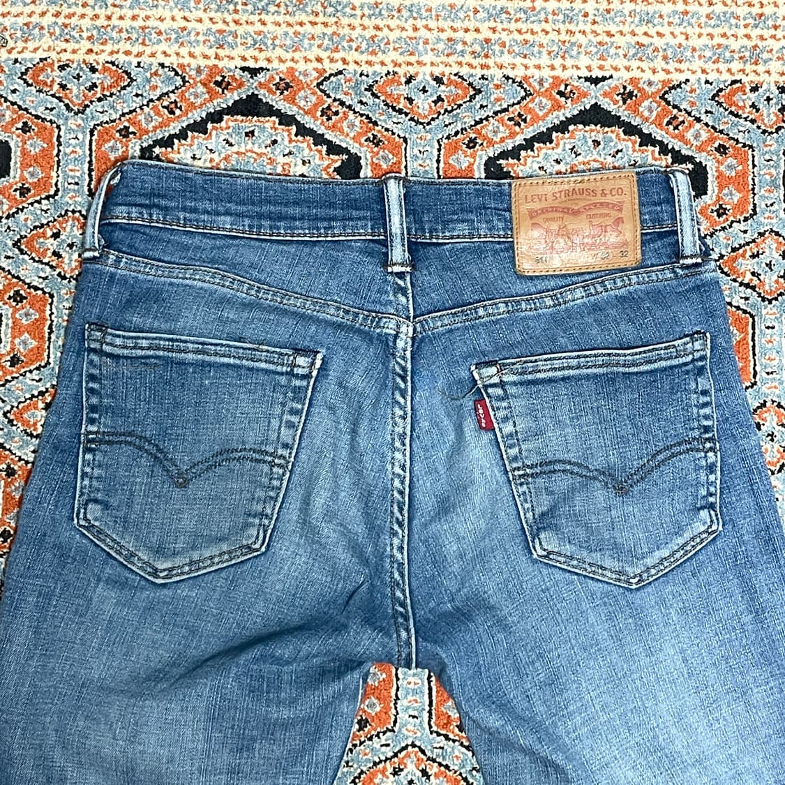 리바이스511 연청 데님팬츠 남성32/32 상품이미지6