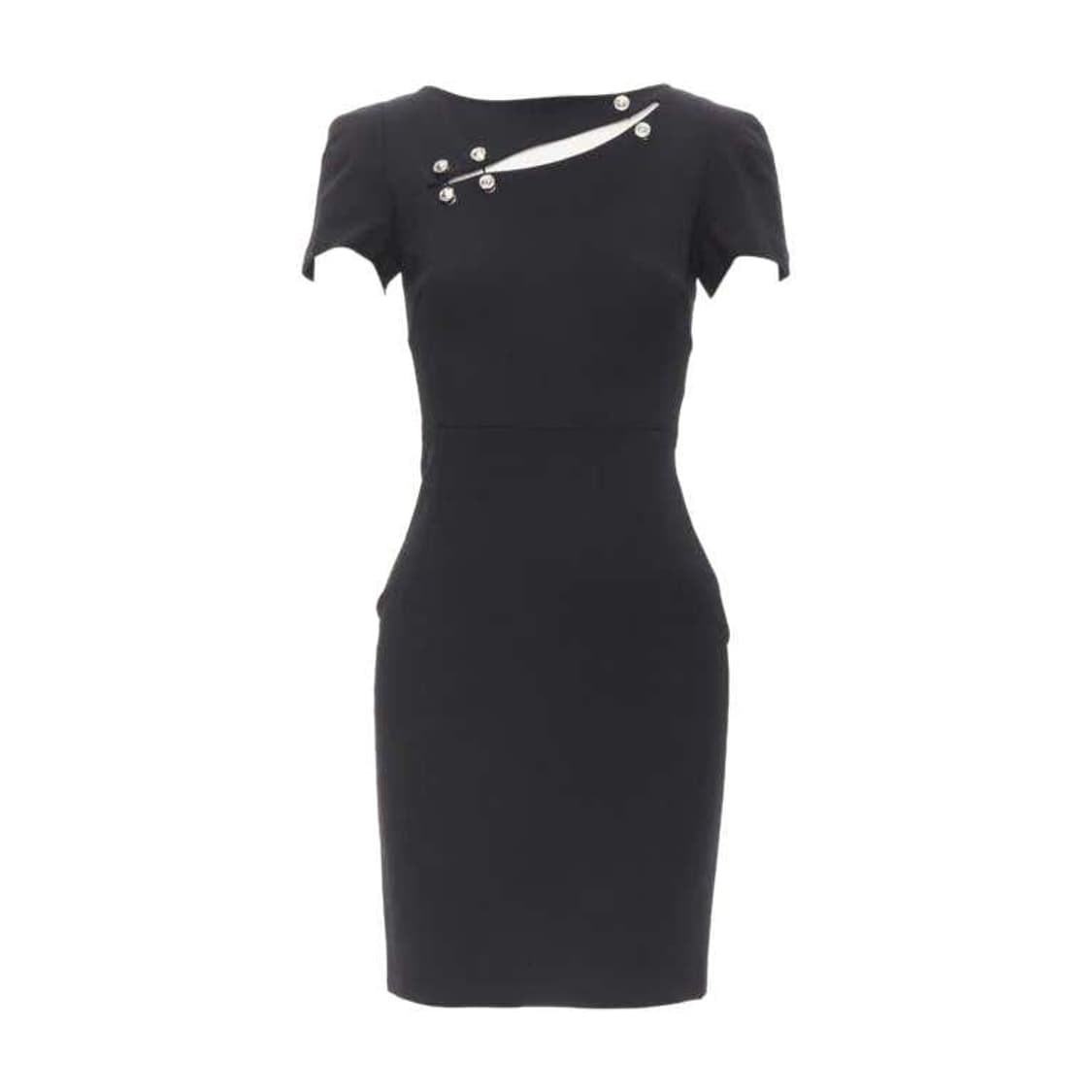 VERUS VERSACE 블랙 슬릿 드레스 상품이미지1