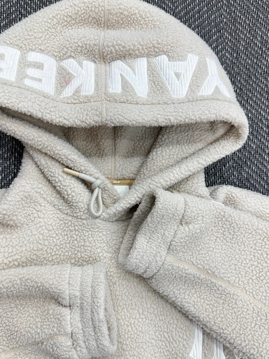 MLB 뽀글이 후리스 후드티 상품이미지7