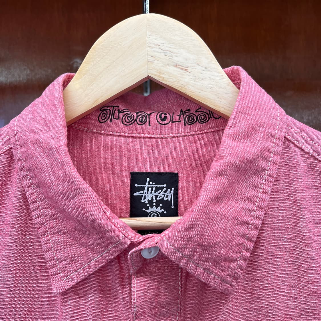 스투시 샴브레이 셔츠 [ 100 ] 상품이미지4