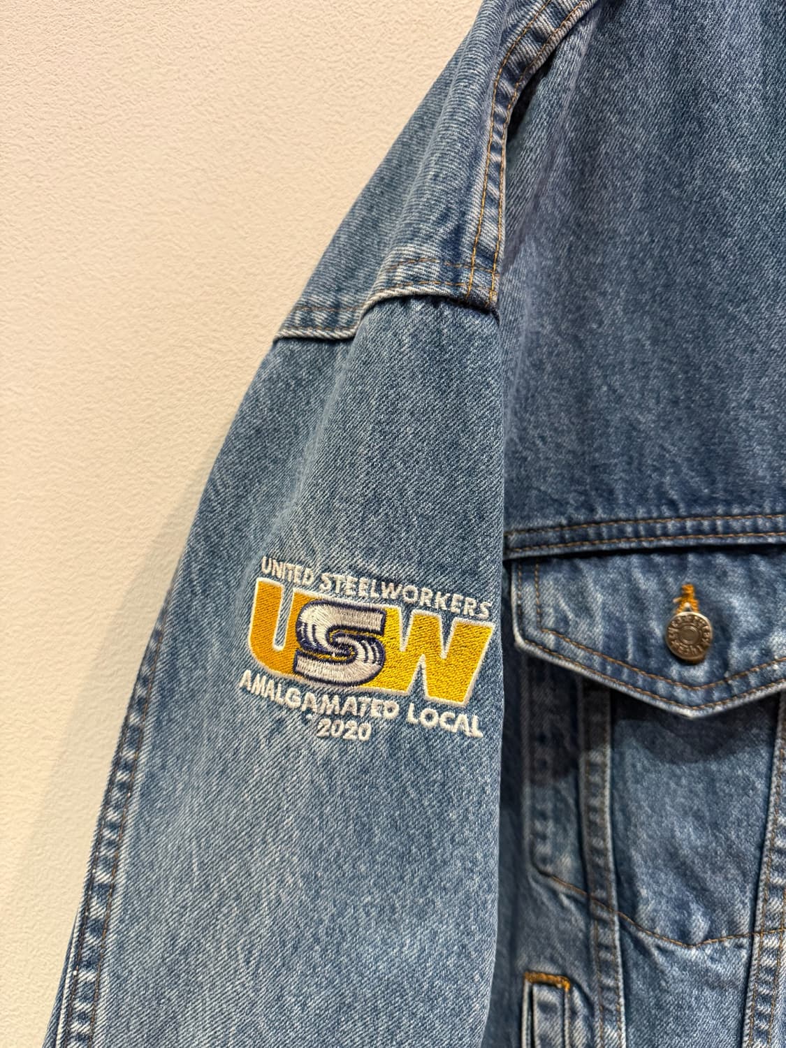 TYCA 미국 철강노조USW 데님 자켓 (Made In U.S.A) 상품이미지7