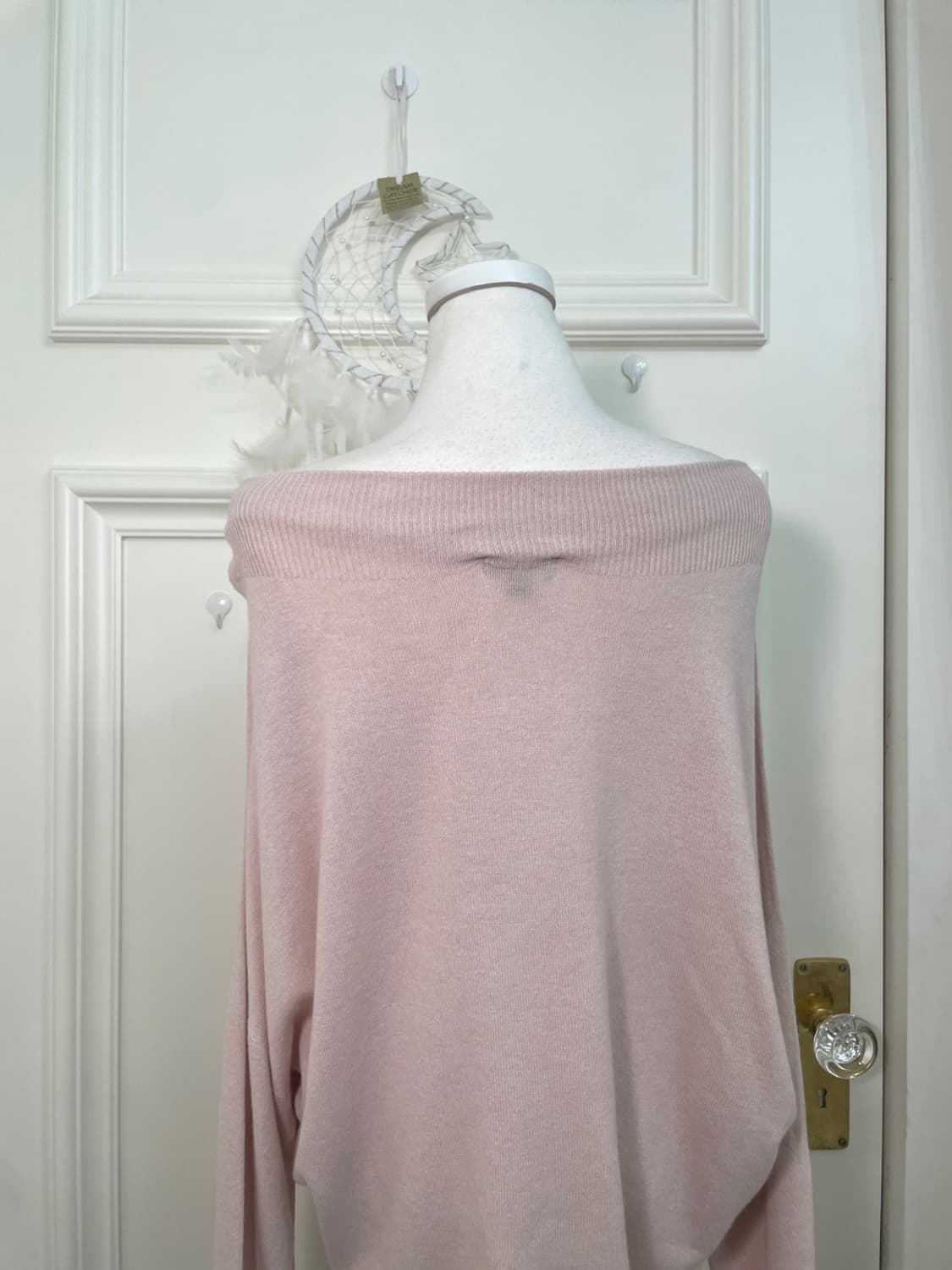 INDIVI pink off-shoulder basic loose cas 상품이미지4