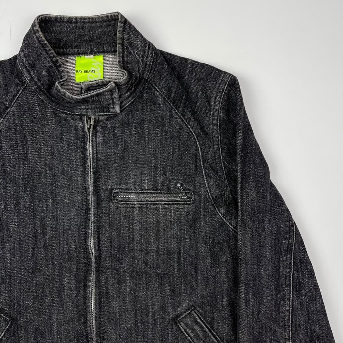 빔즈 흑청 데님 자켓 상품이미지2
