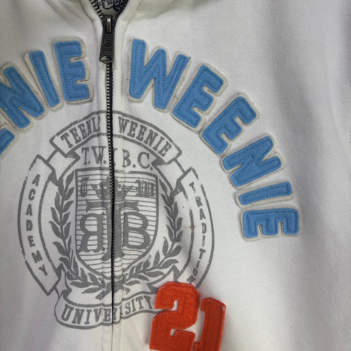 티니위니 후드집업 화이트 상품이미지4