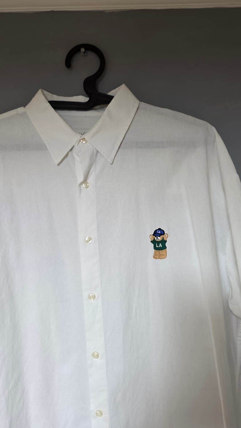 [MNC] 박스핏 반팔셔츠(블루/아이보리) 상품이미지4