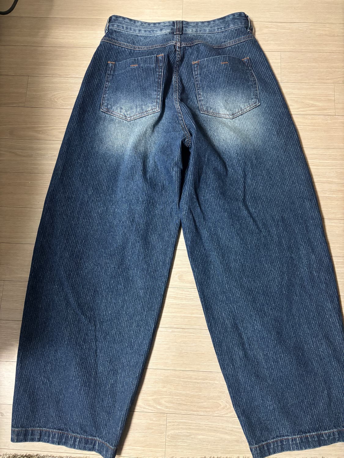 노운 코듀로이 데님 팬츠 블루 0 상품이미지3