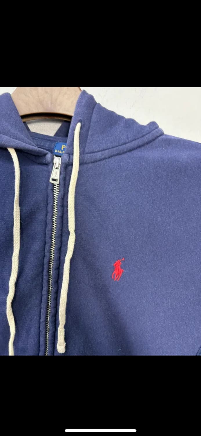 폴로랄프로렌 레드포니 네이비 코튼혼방 후드집업 H1293 상품이미지3