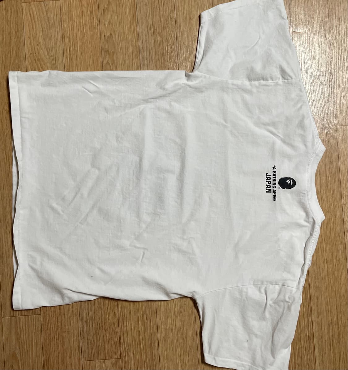 베이프 재팬 컬리지 반팔 xl 상품이미지2