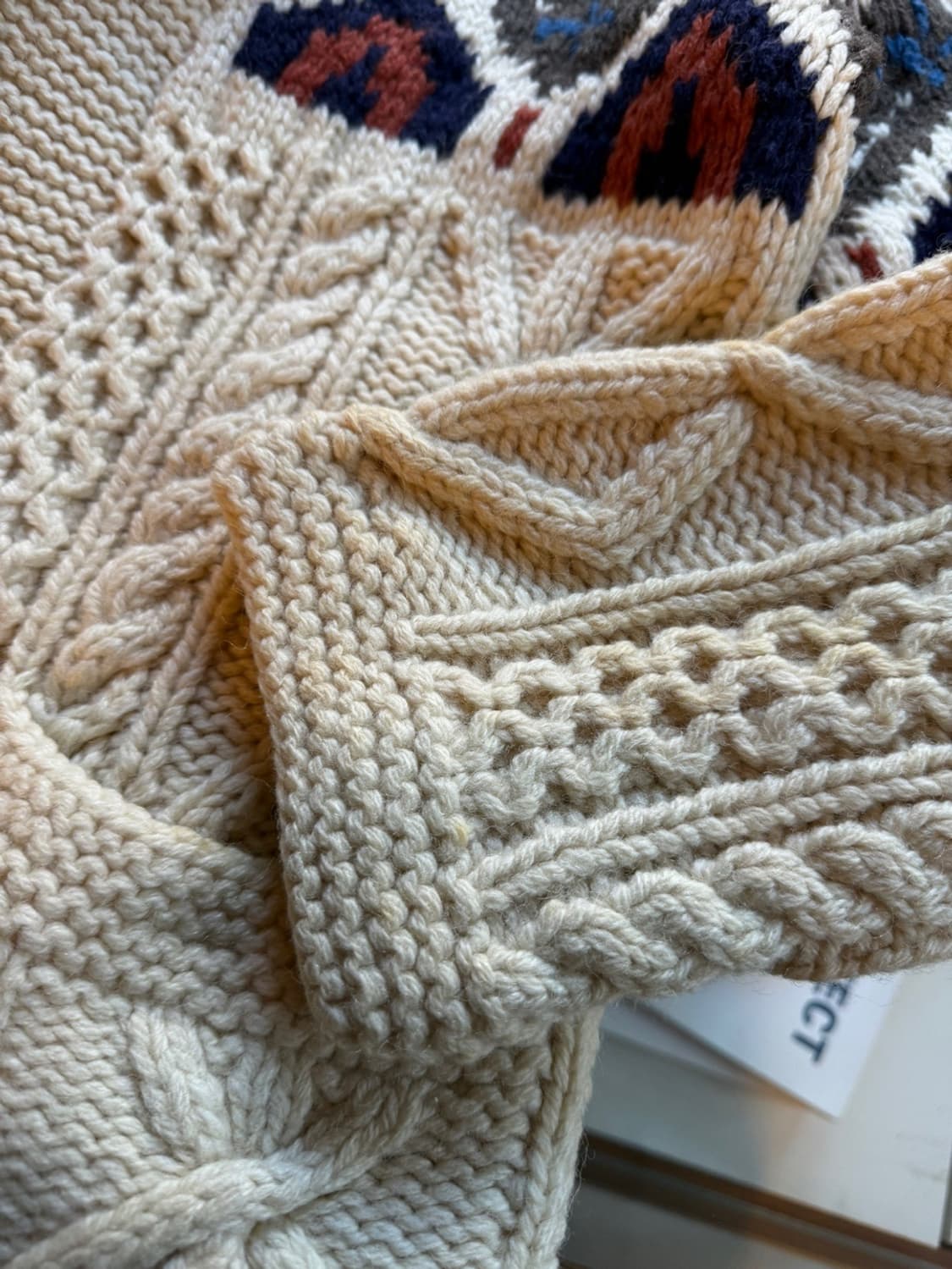 90s 조쉬 램스울 숄칼라 가디건 남성95 상품이미지8