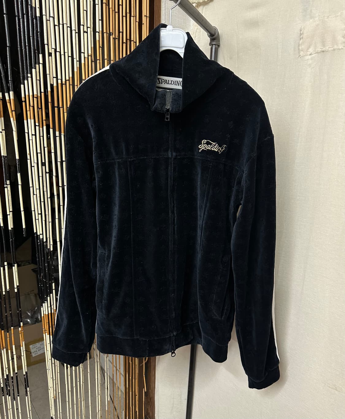 spalding by roen velvet zipup 상품이미지1