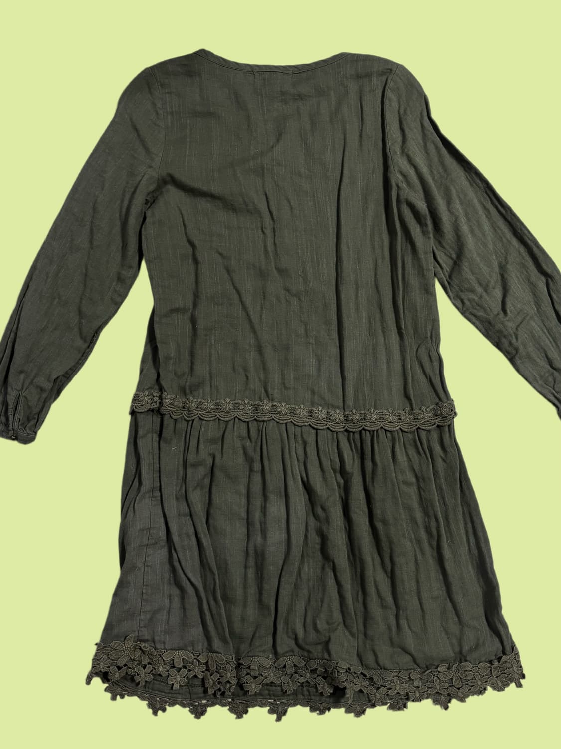 빈티지 earth music & ecology 레이스 롱 원피스 상품이미지2