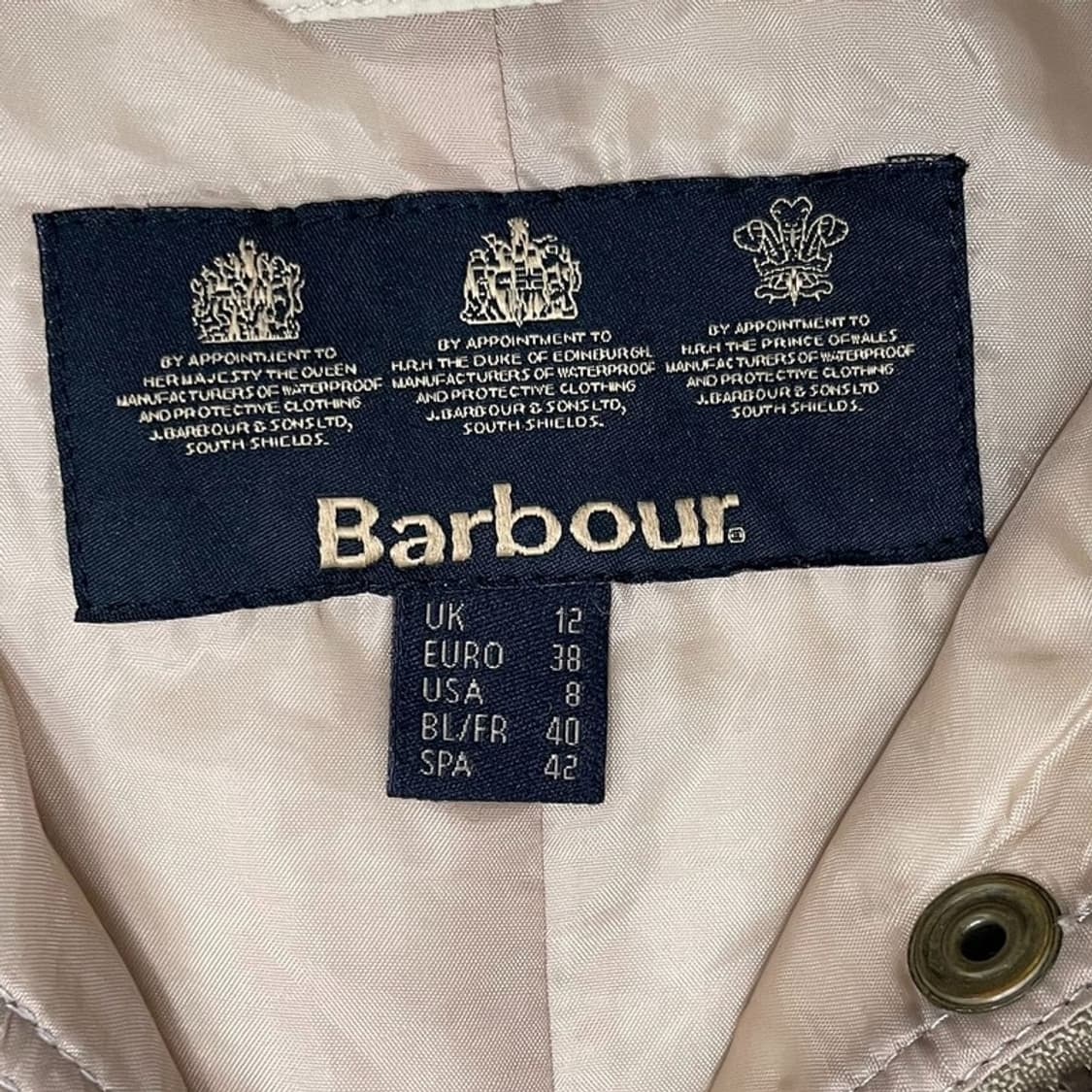 바버 버클 포인트 퀄팅 자켓 v0449 상품이미지9