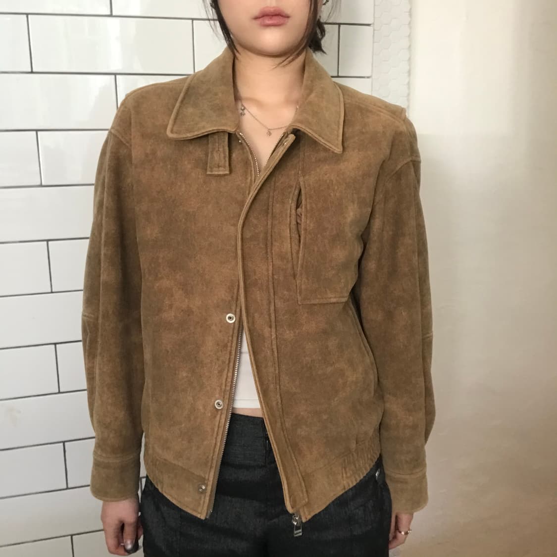 빈티지 리얼 스웨이드 자켓 상품이미지3