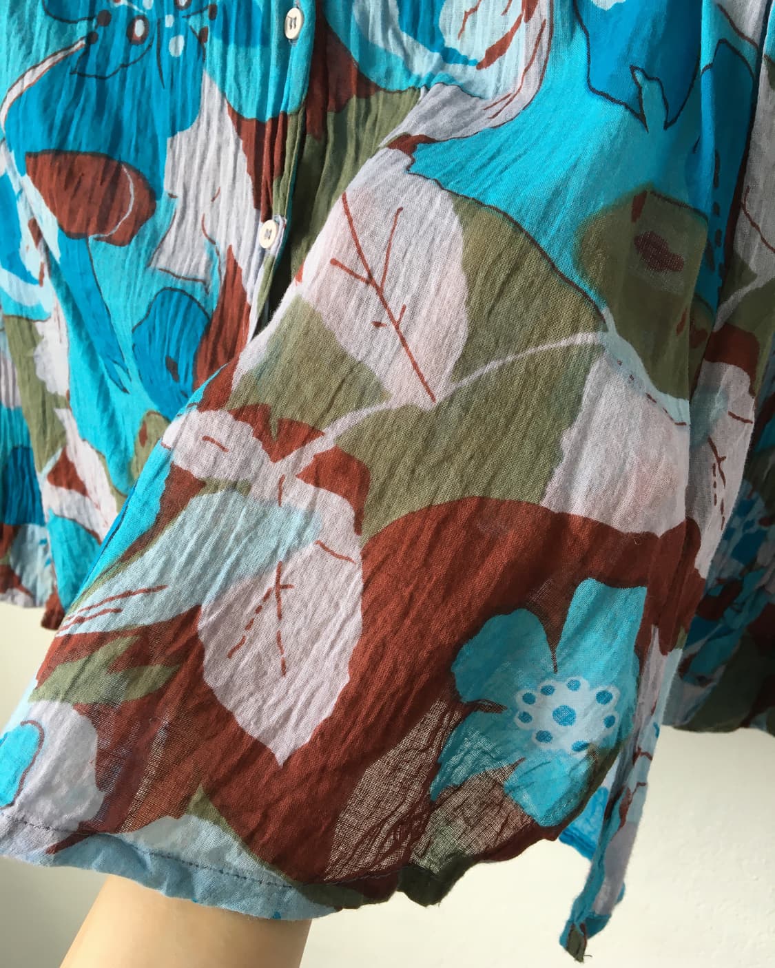 Pattern pleats shirt 상품이미지4