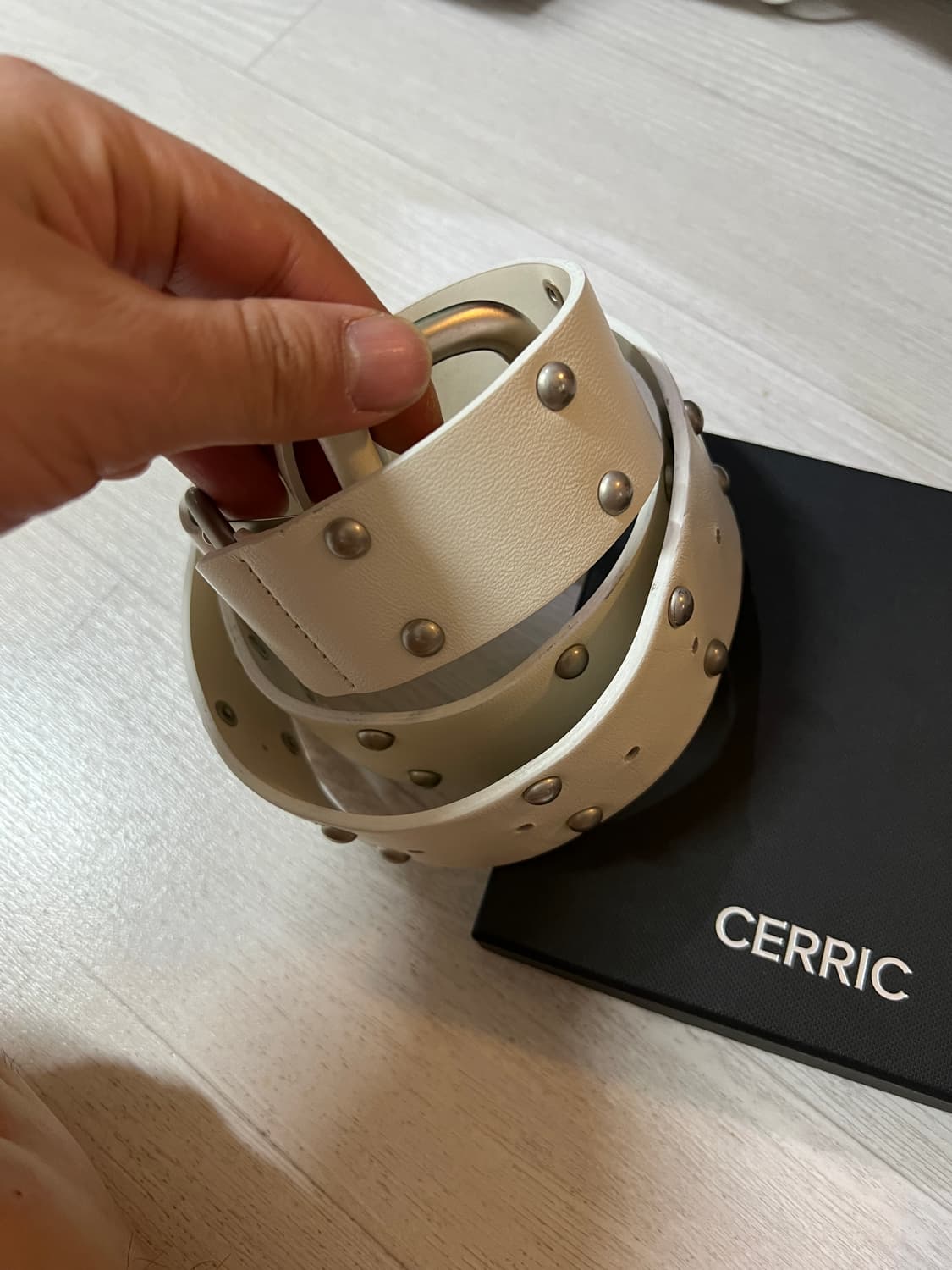 세릭 벨트 two ring river belt white 상품이미지2