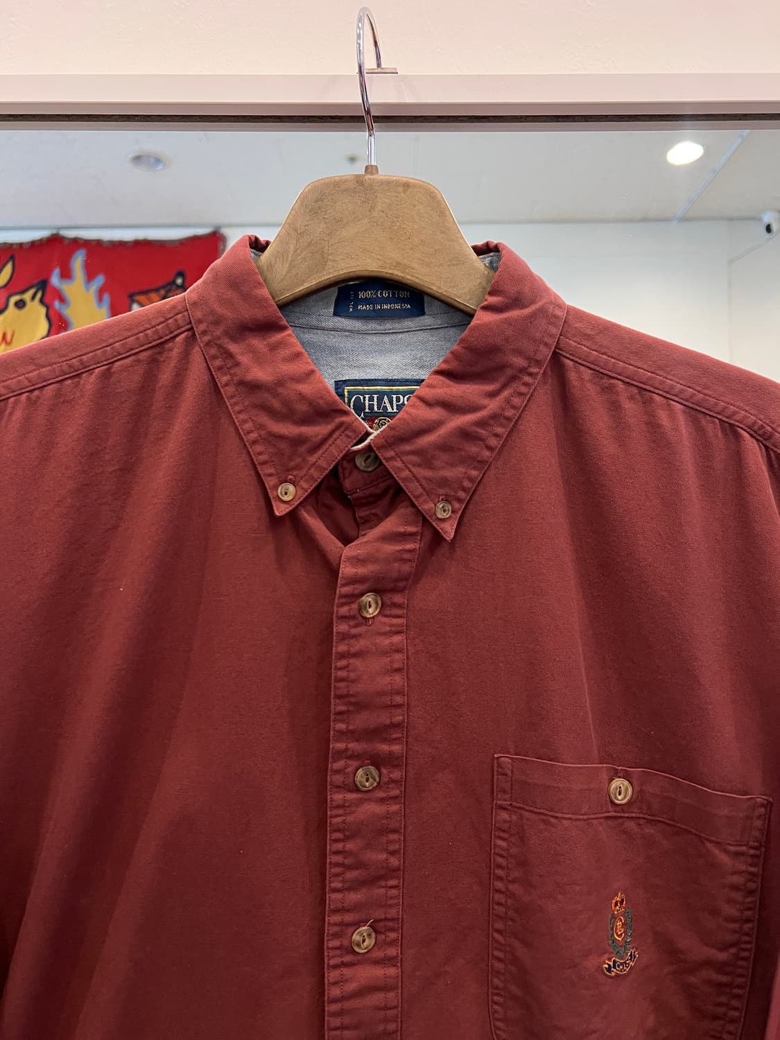 90s Chaps ralph lauren 챕스 랄프로렌 코튼 셔츠 상품이미지3