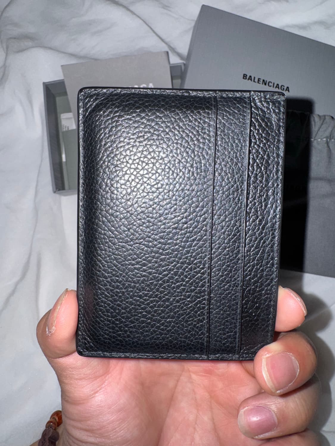 발렌시아가 캐쉬 카트 홀더 블랙 상품이미지3