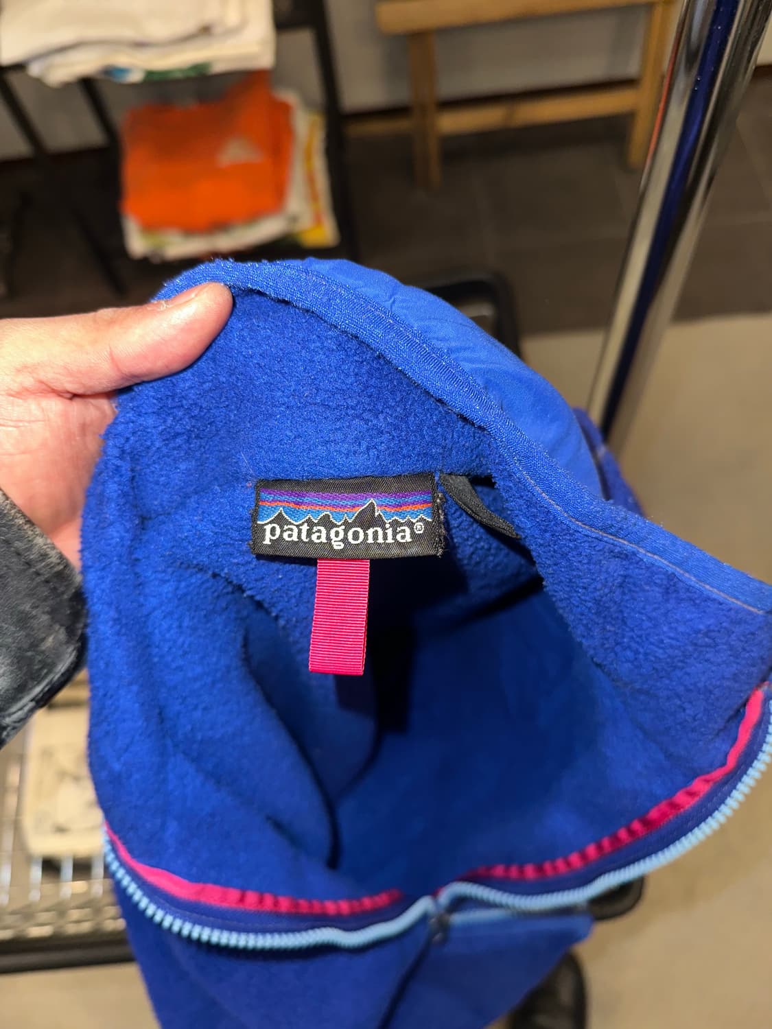 90‘s Patagonia blue pullover fleece wear 상품이미지9