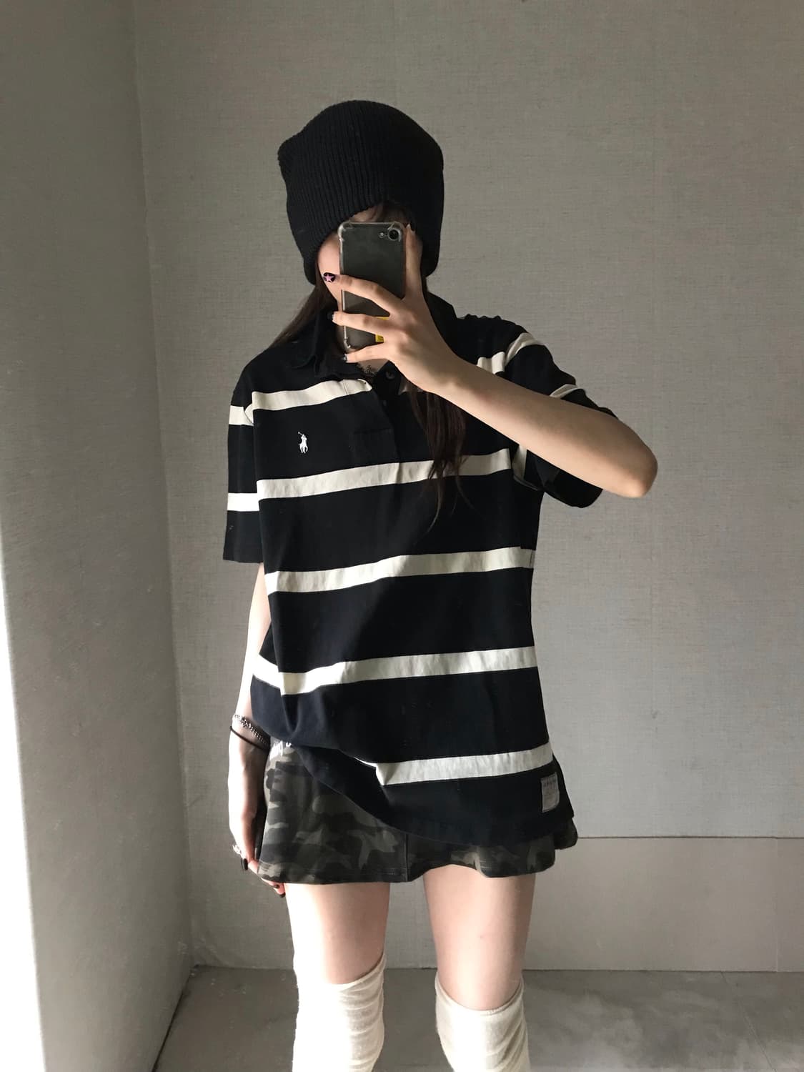 폴로 스트라이프 빅로고pk 상품이미지1