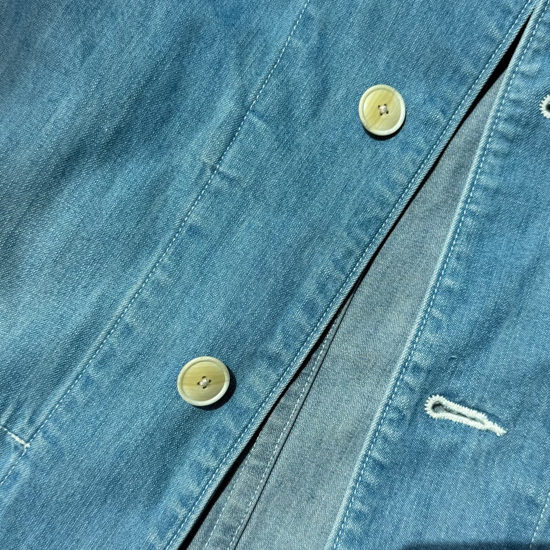 유나이티드 애로우즈 데님 커버올 샵코트(그린라벨 릴렉싱) 상품이미지2