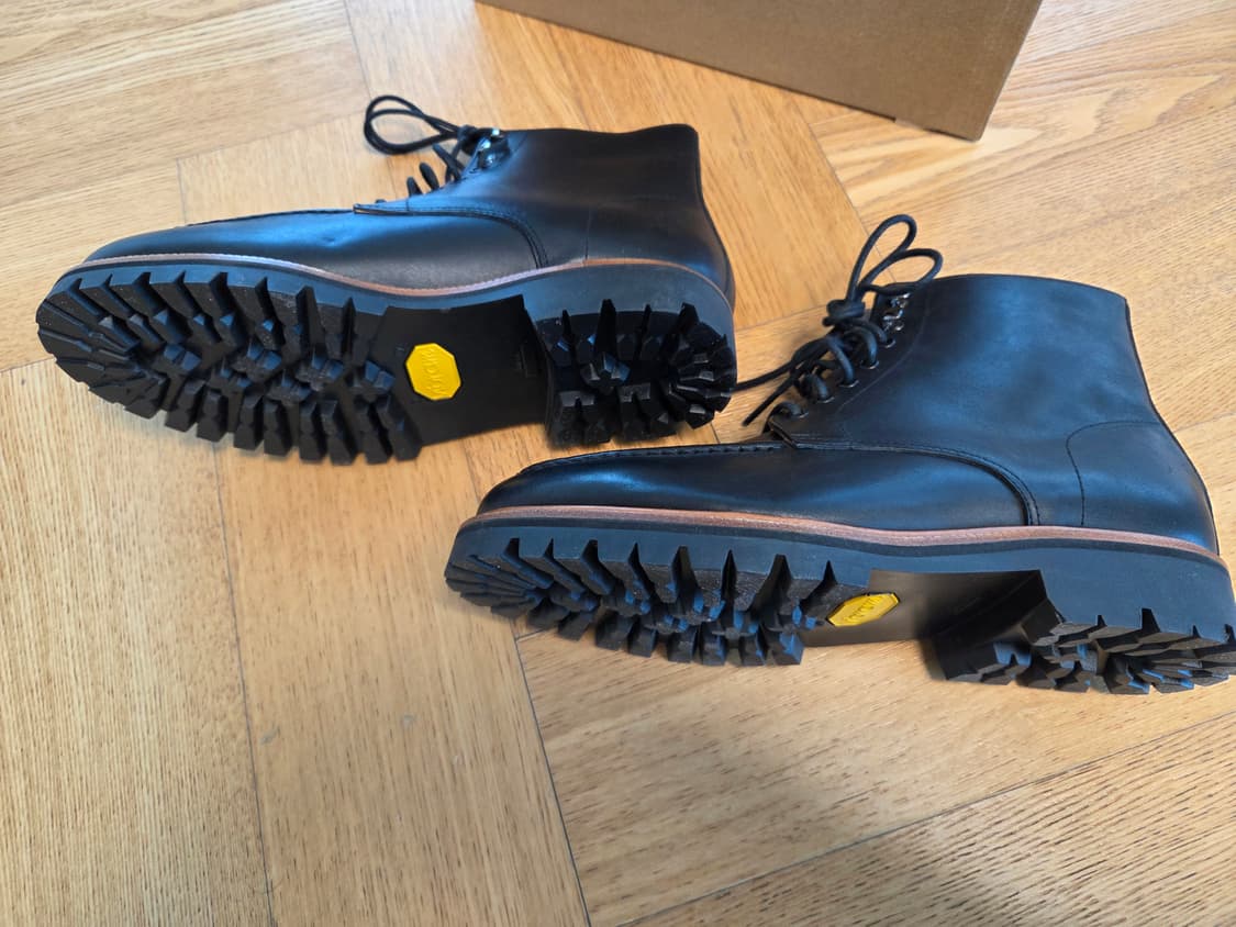 (미착용) 컬러콜라 카프스킨 블랙 부츠 260사이즈 상품이미지3