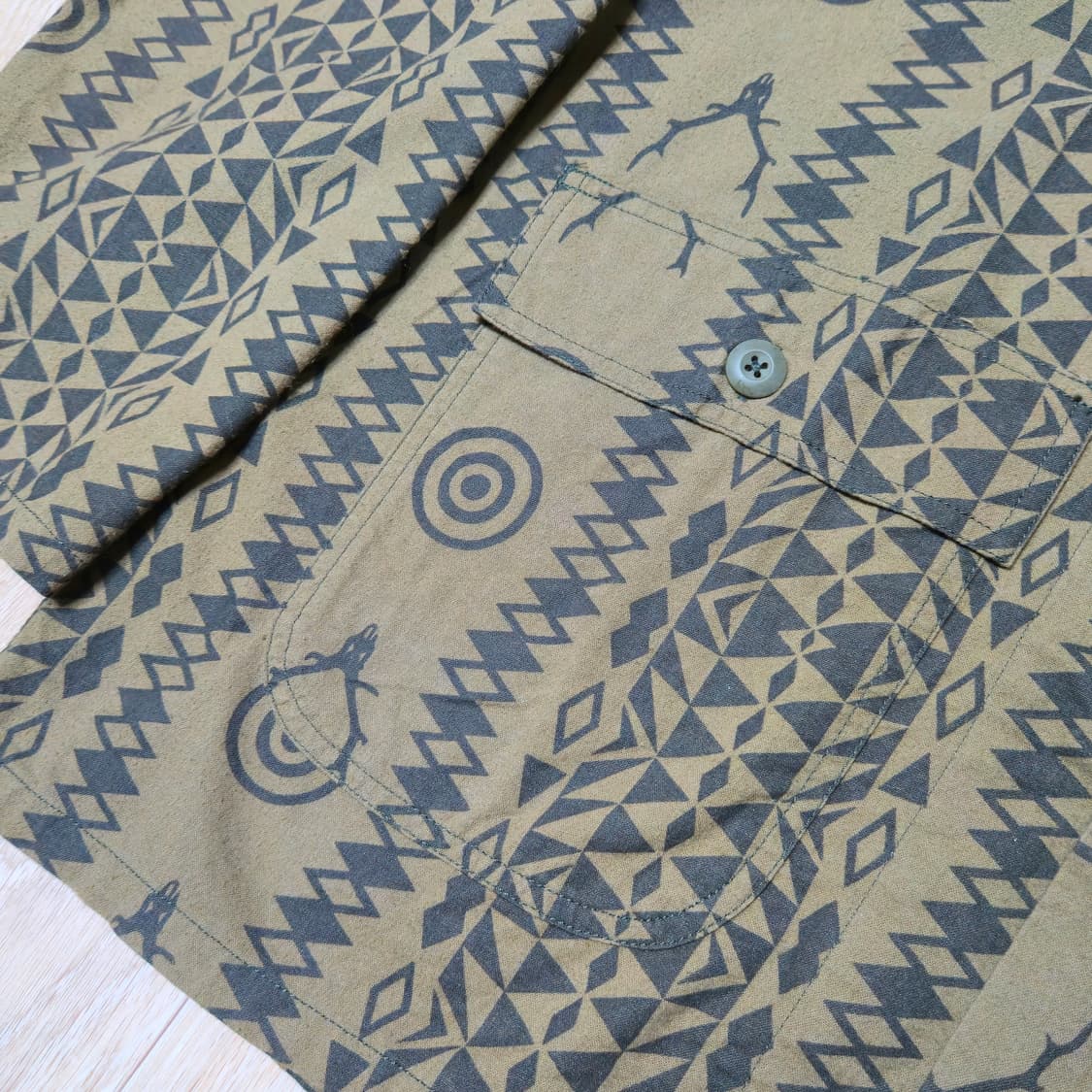 South2 West8 카키 헌팅 셔츠 자켓 상품이미지5