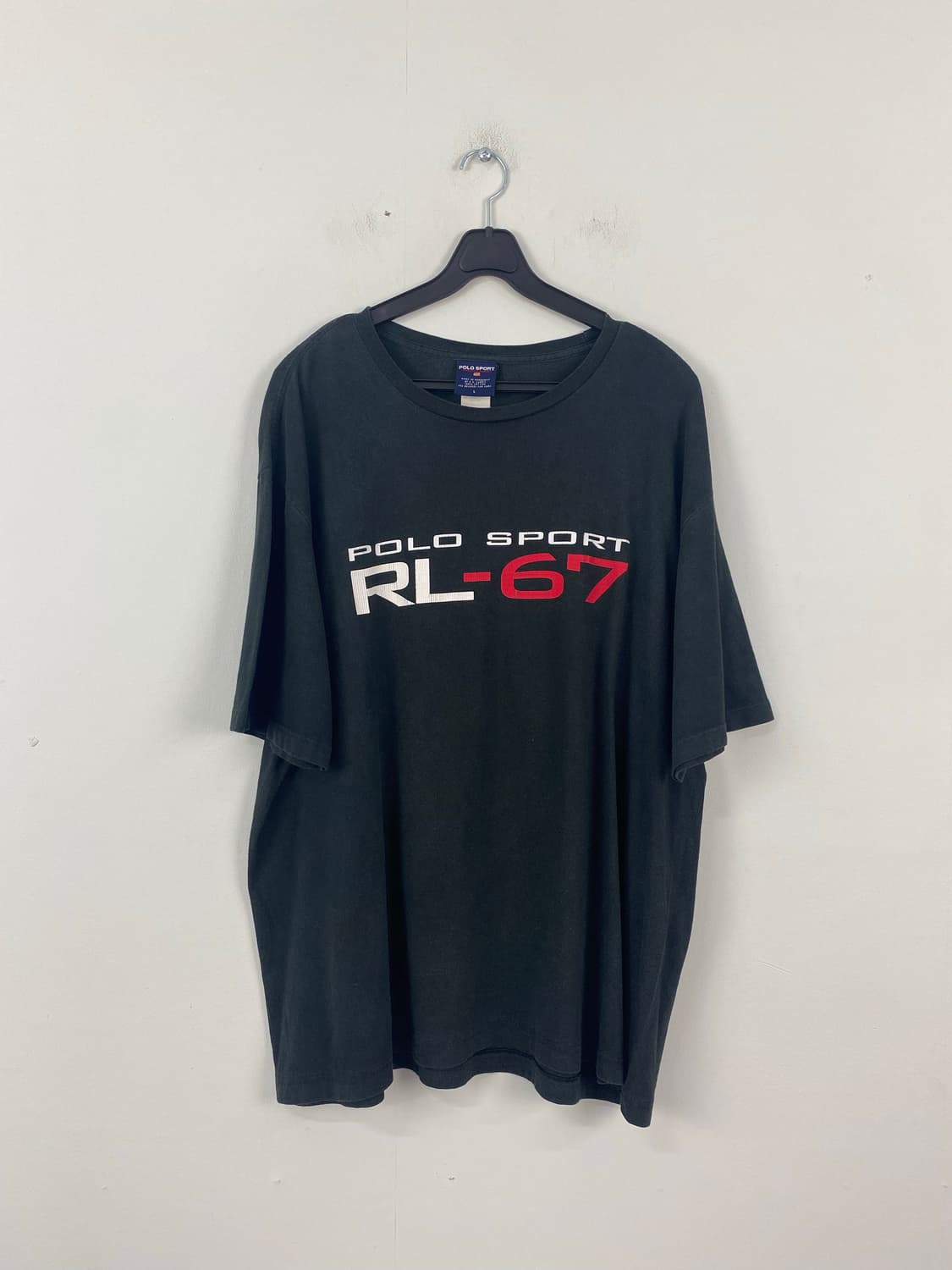 90s 폴로 스포츠 랄프로렌 RL67 반팔티 L <187> 상품이미지1