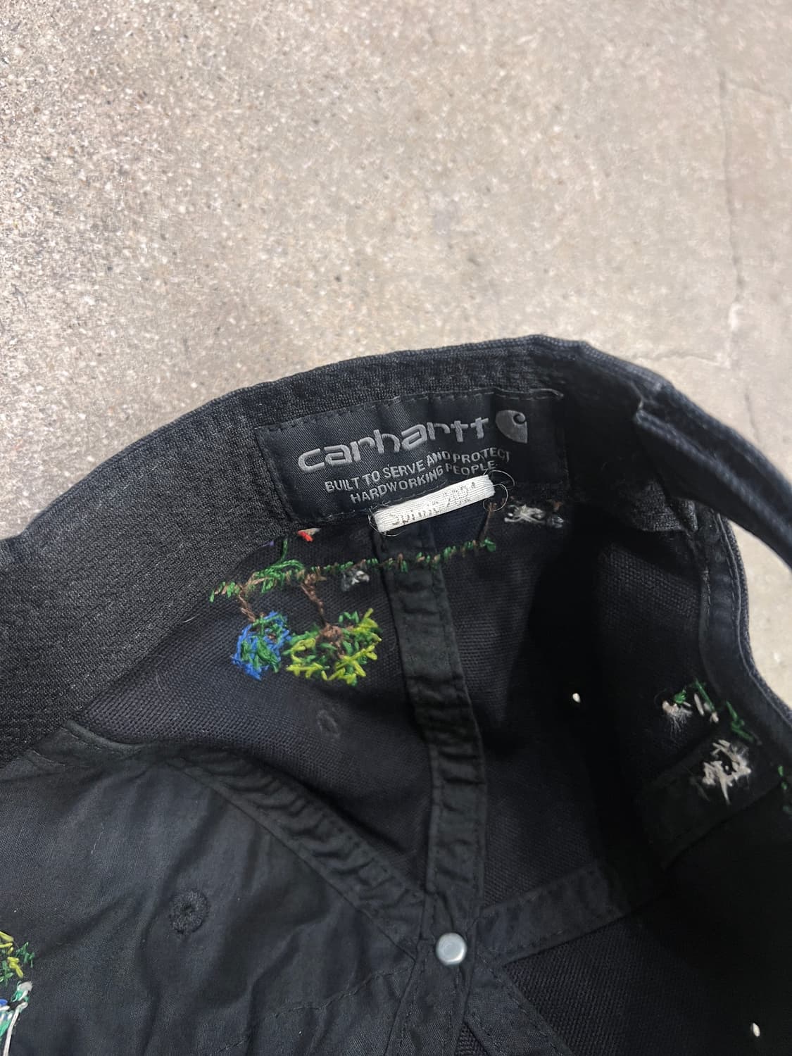 칼하트 볼캡 블랙 (Handmade) 상품이미지6