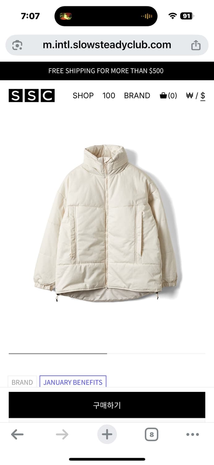 나나미카 인슐레이션 패딩자켓 L 상품이미지1