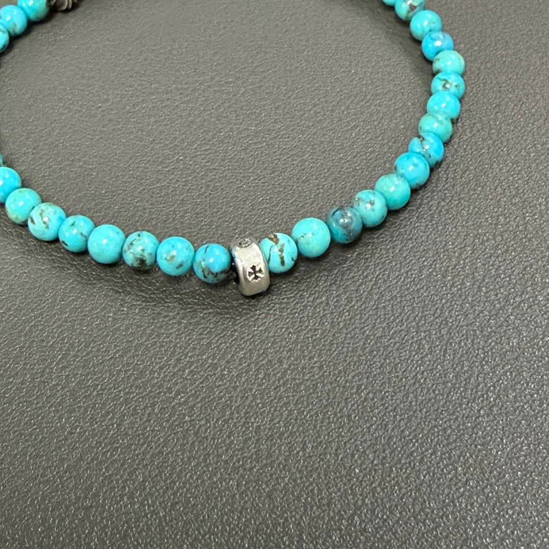 크롬하츠 BEAD 4mm 터키석 비즈 팔찌 상품이미지3