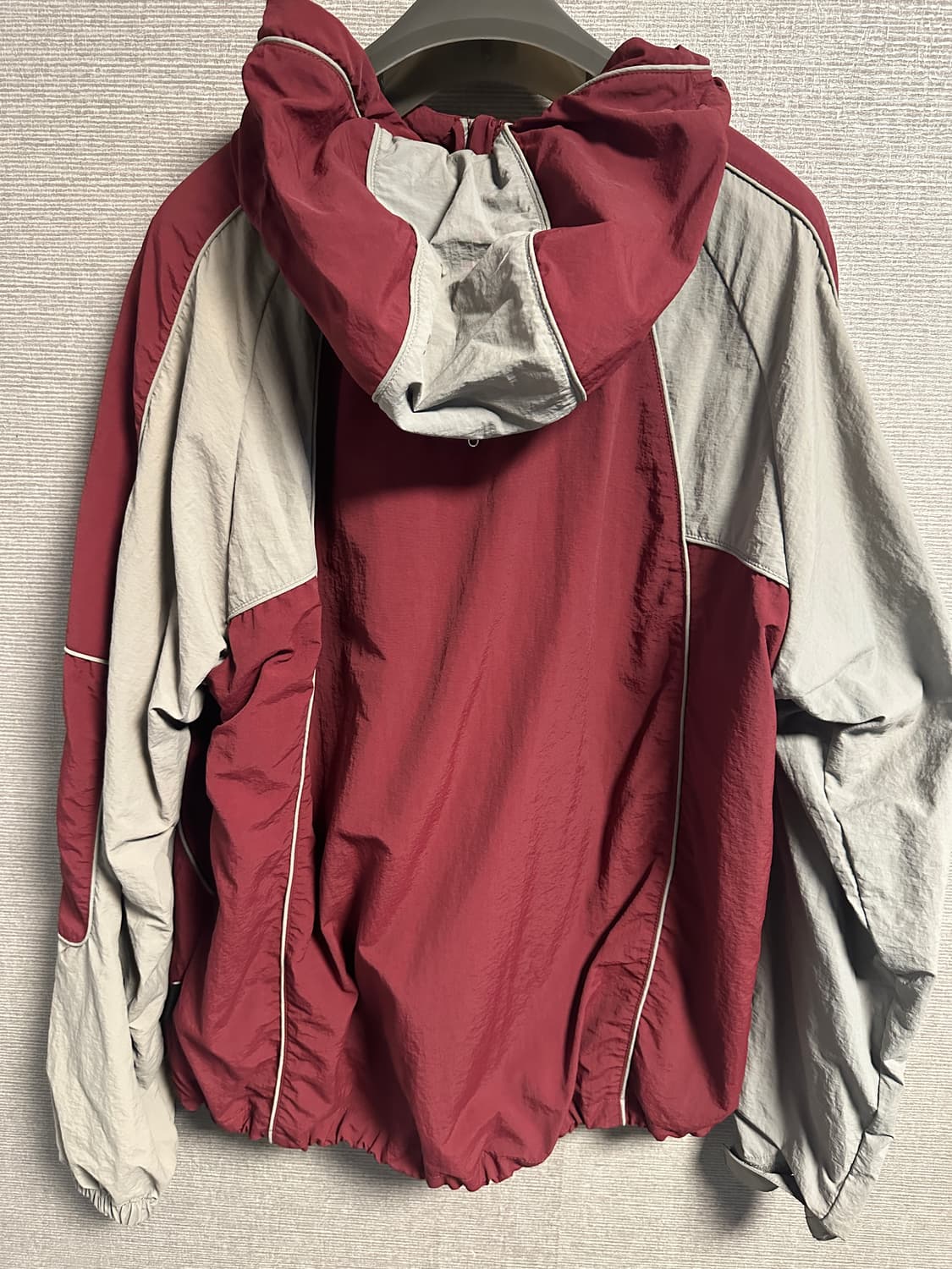 트래블 블록 포켓 아노락 버건디 L 상품이미지4