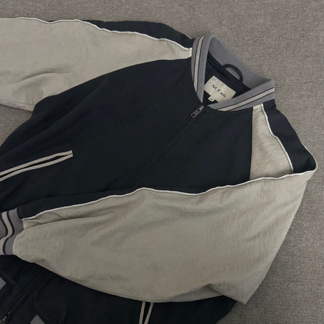 아트이프액츠 VINTAGE SOUVENIR JACKET BLACK/MUD 상품이미지2