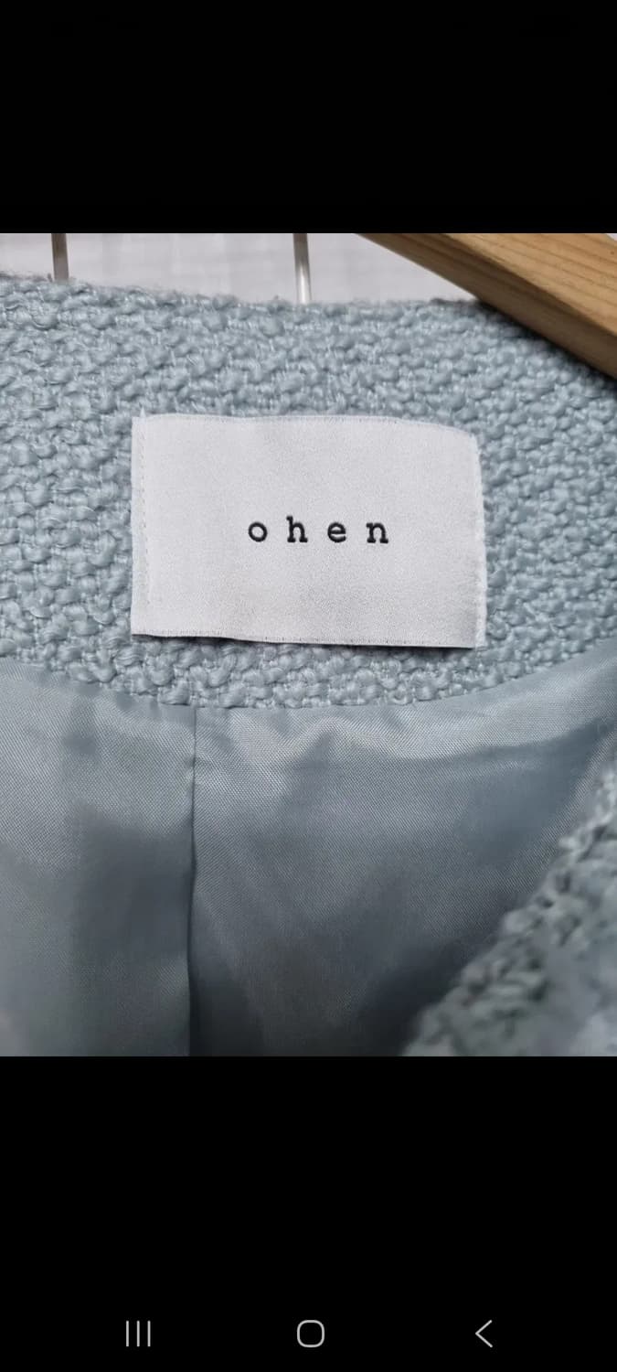 (새상품) ohen 오헨 트위드자켓 상품이미지10