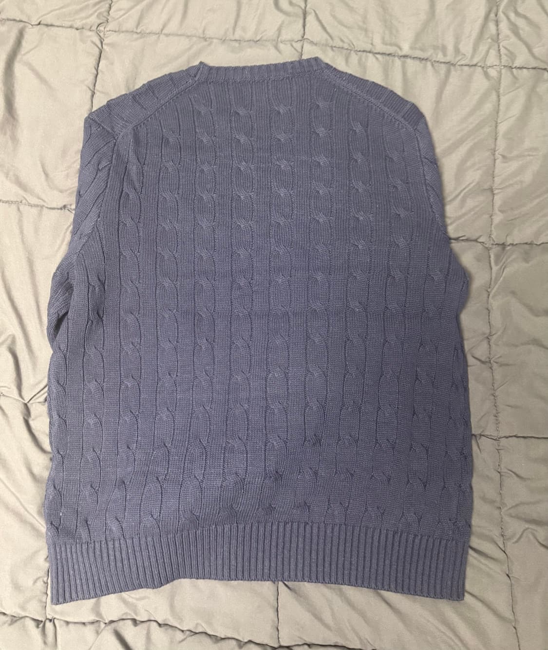 ( 1회 착용 L ) 폴로 랄프로렌 네이비 케이블 니트 꽈배기니트 상품이미지2