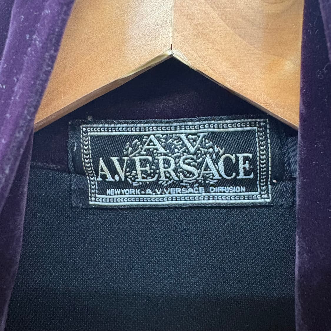 베르사체 벨벳 트랙 자켓 퍼플 남/L 상품이미지7