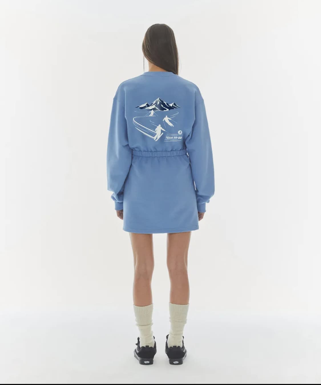 레스트앤레크레이션 저지 미니 원피스 맨투맨 트레이닝 상품이미지3