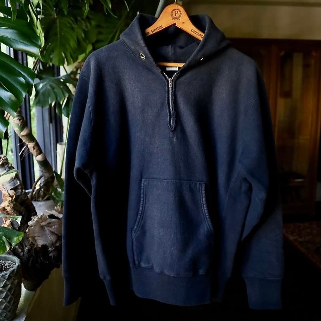 [3]아프레쎄 Vintage Half Zip Sweat Hoodie 상품이미지1