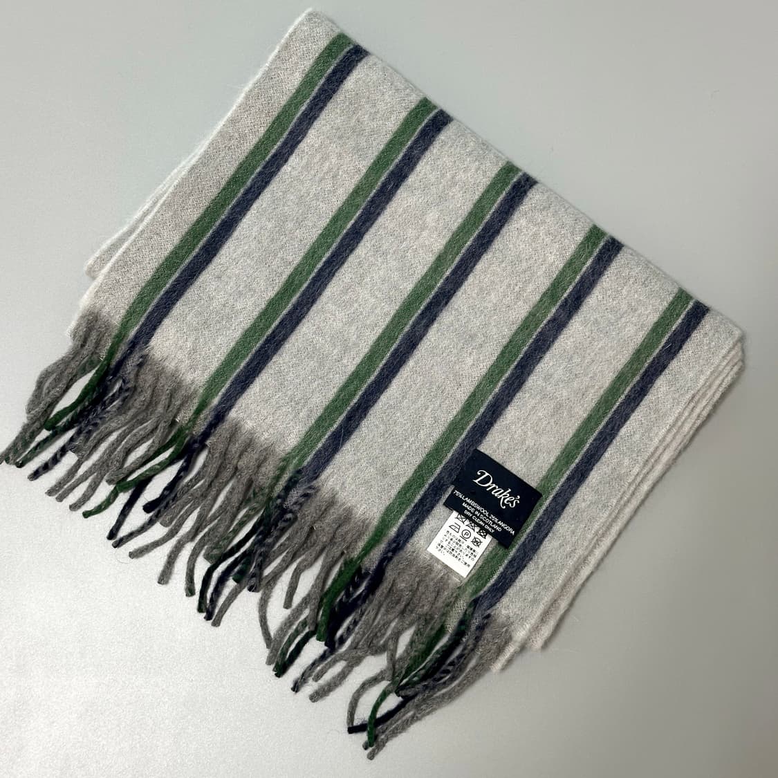 [Drakes] 드레익스 스트라이프 머플러 상품이미지2