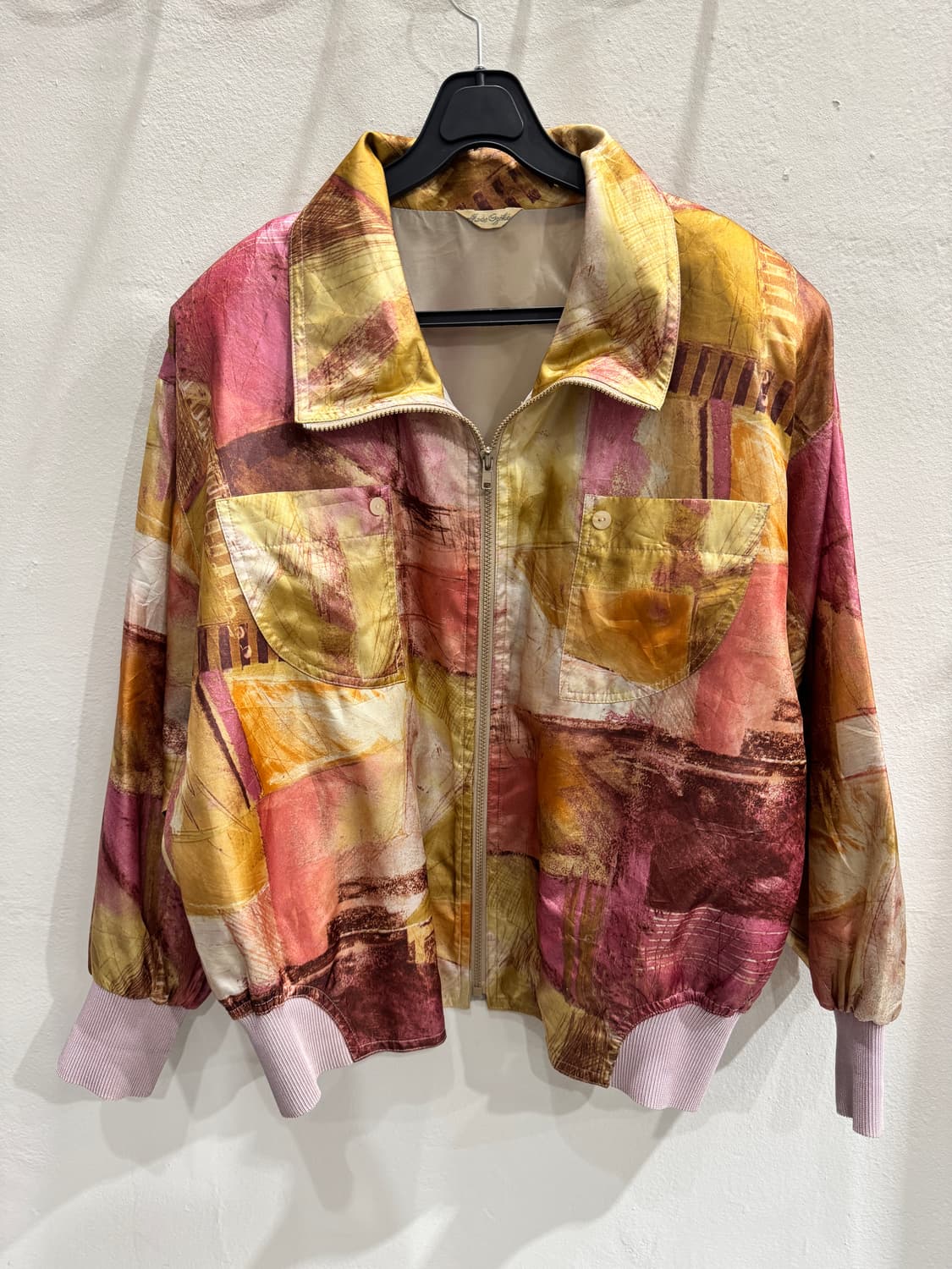 japan vintage 멀티컬러 봄버점퍼 상품이미지1