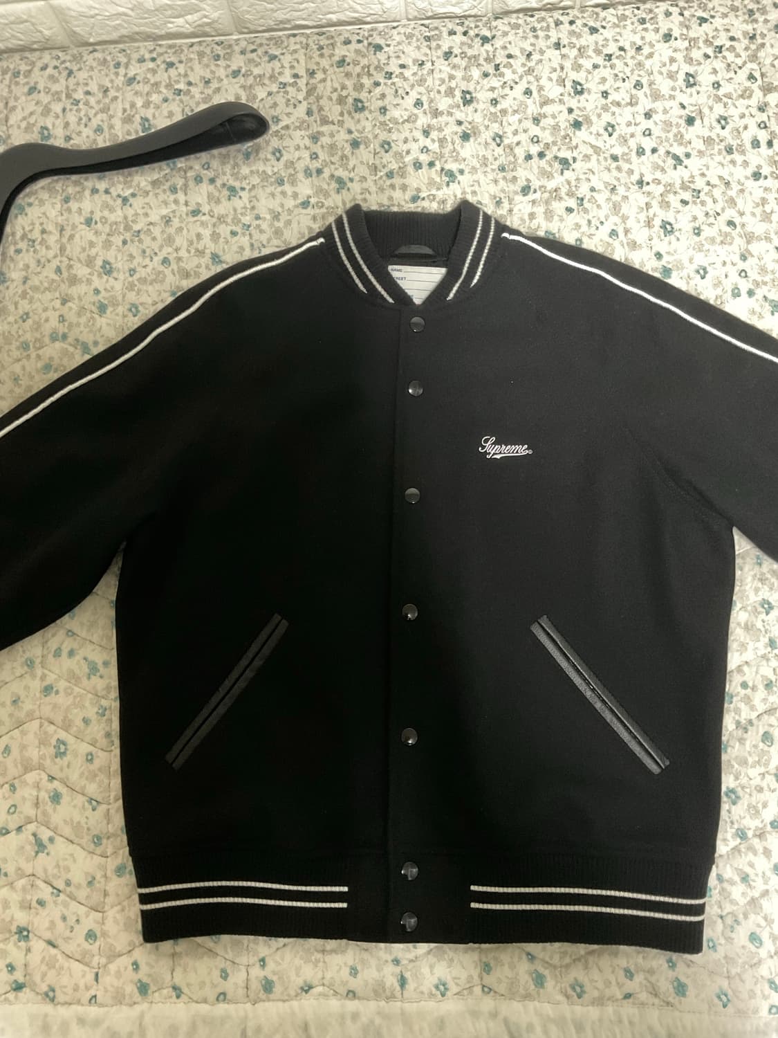 슈프림 x 제이미 리드 이츠 올 블록스 바시티 자켓 M 상품이미지3