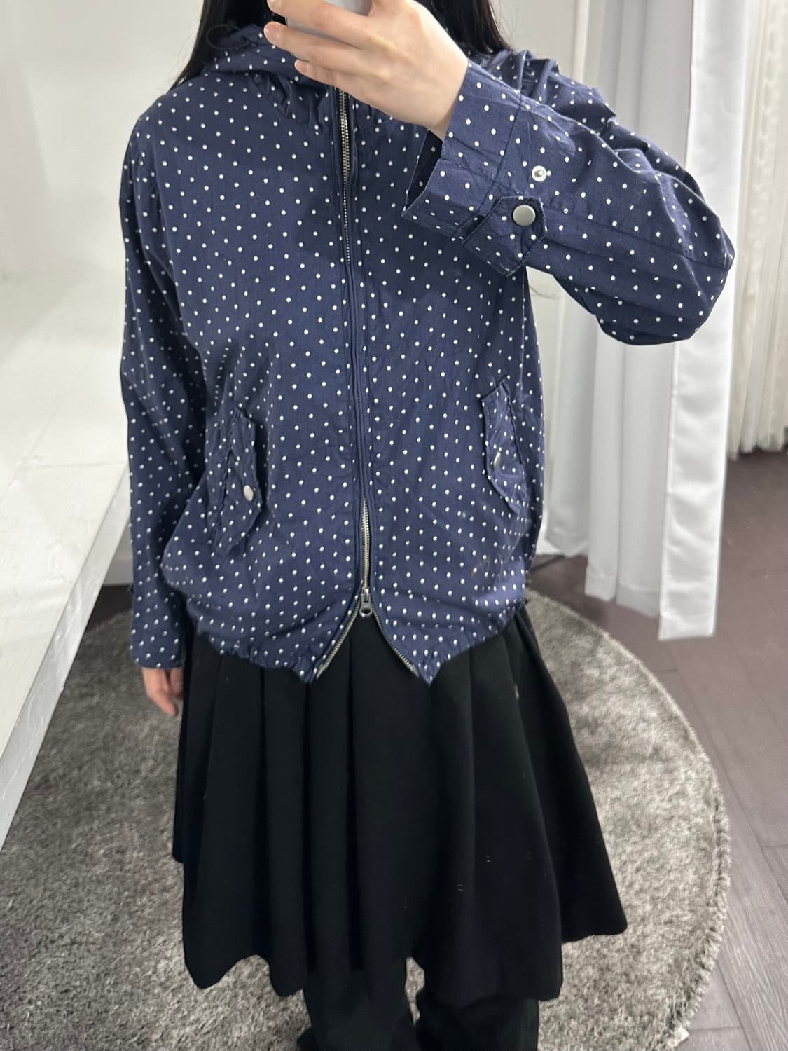 blucielo dot hood twoway jacket 상품이미지3