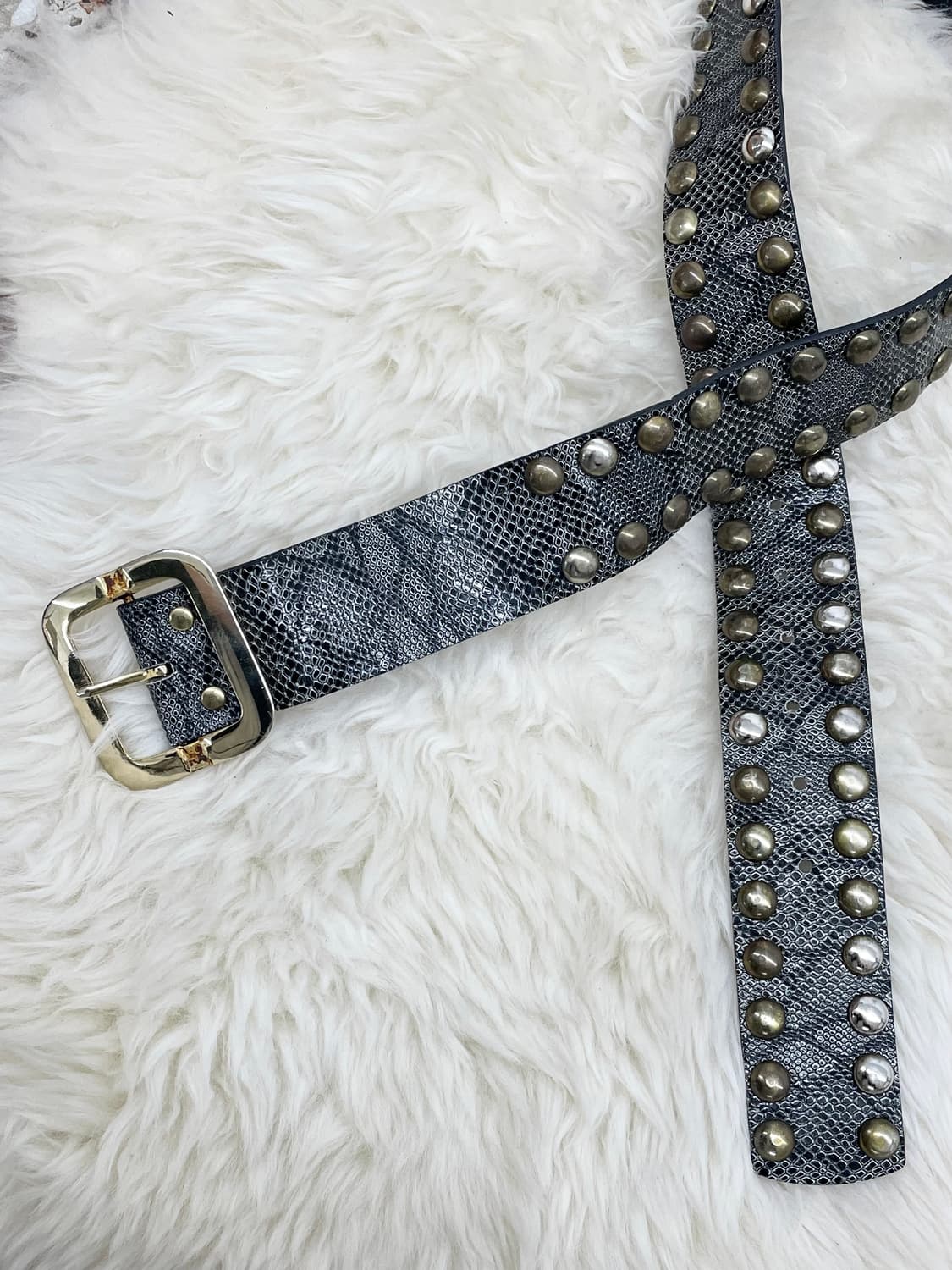 펑크 파에톤 스터드 버클 벨트 상품이미지4
