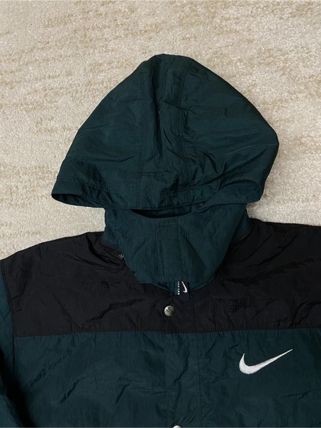 [L] 90s 나이키 바스락 소재 윈드파카 롱 파카  상품이미지3