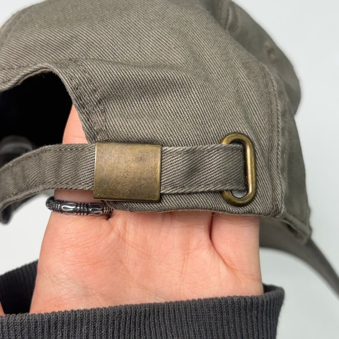 NEWYORKER 그래픽 자수 캡 올리브 상품이미지6