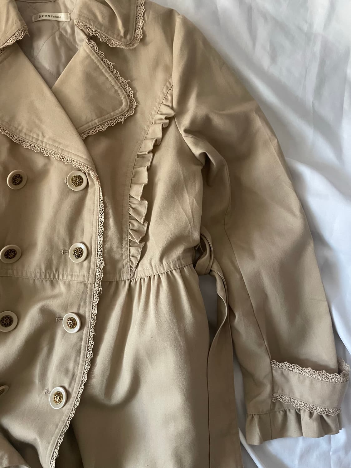 액시스팜 갸루 모리 레이스 코트 상품이미지4