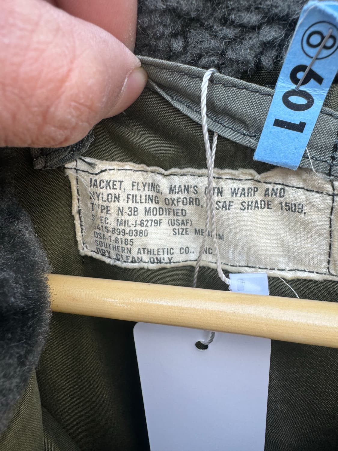 60s n-3b 모디파이드 서던 제조 파카 매우 좋은 컨디션 자켓 상품이미지8