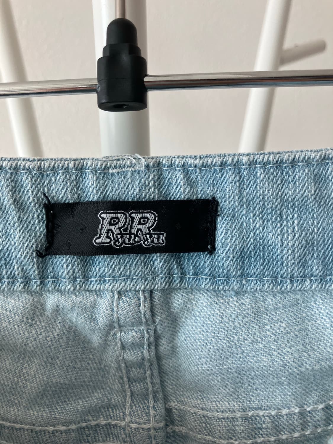 일본빈티지 Ryuryu 밑단 레이스 러플 장식 카프리팬츠 7부바지 상품이미지8