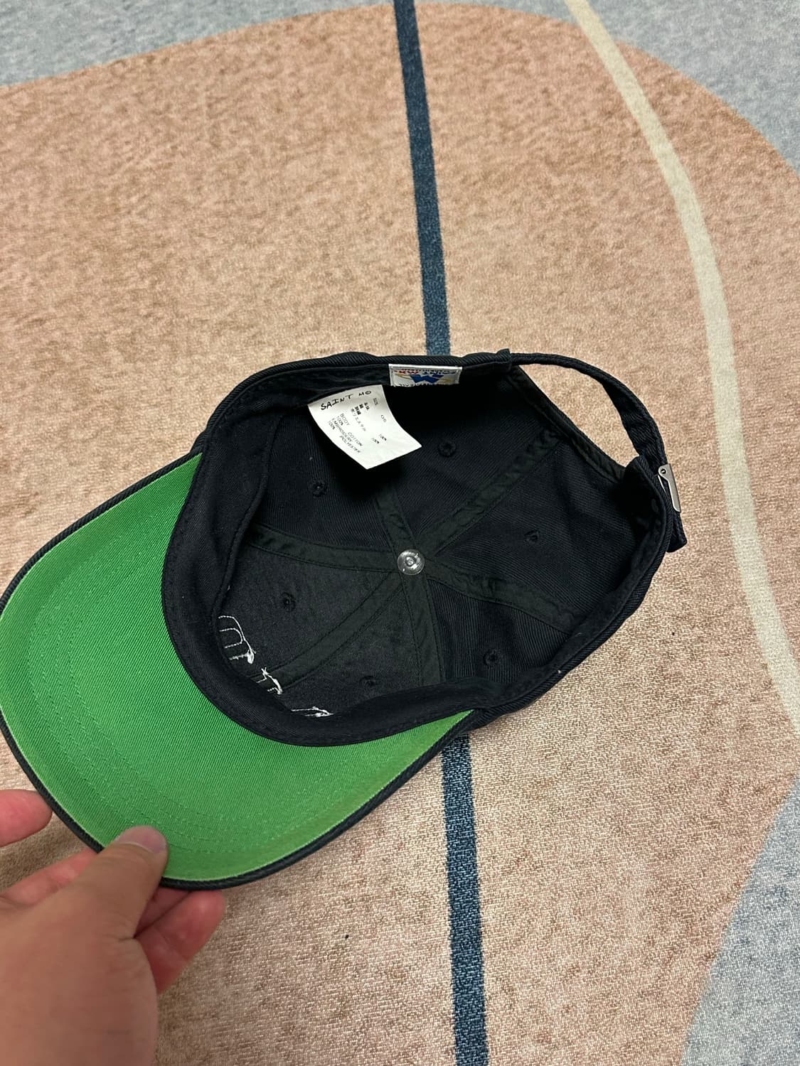 세인트 미카엘 (Saint Mx6) 25ss 6패널 캡 블랙 상품이미지3